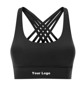 custom logo sports bra