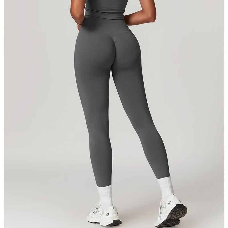 Booty Push Tummy Control Seamless Gym Yoga Leggings |Custom Logo Low MOQ - Image 2