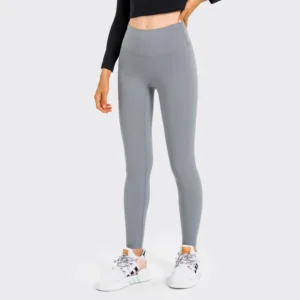 Custom Logo High Waist Yoga Leggings | Wholesale Athletic Wear Manufacturer for Yoga Studios