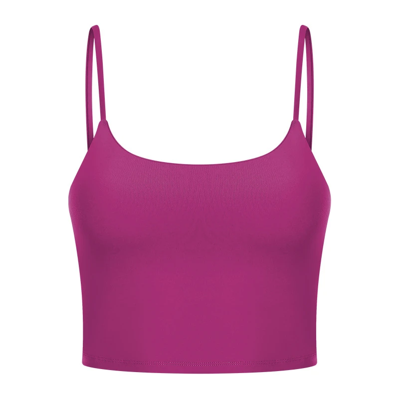 Add Your Logo Sportswear Padded Gym Active Performance Yoga Tank - Image 4