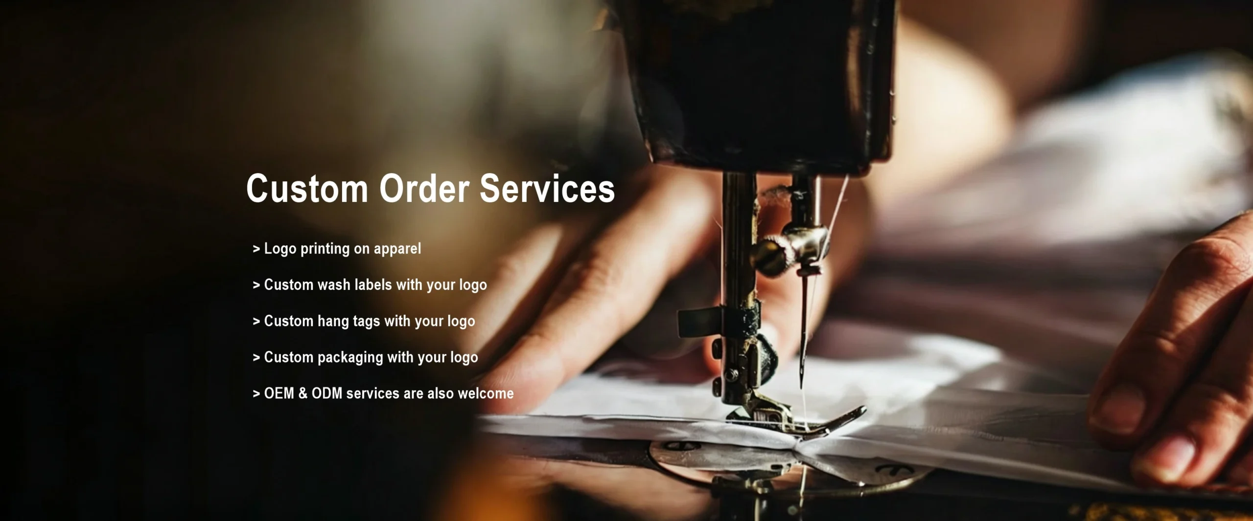 custom order services for yoga wear