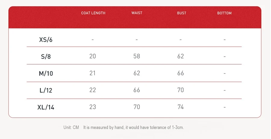 cross back sports bra-size chart