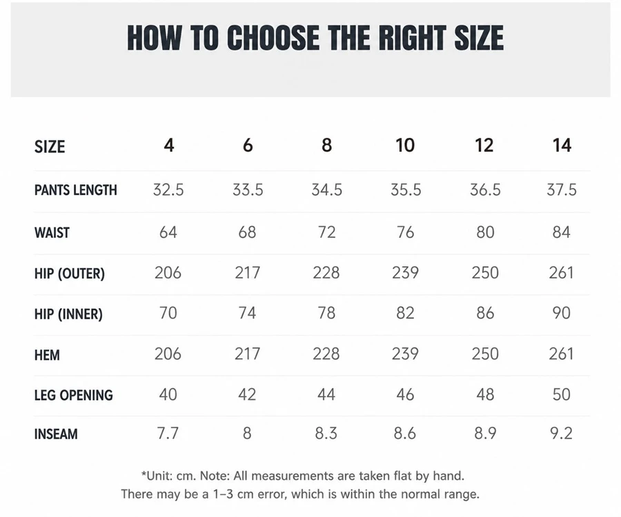 Women's pleated tennis skirt with built-in shorts for golf and fitness-size chart
