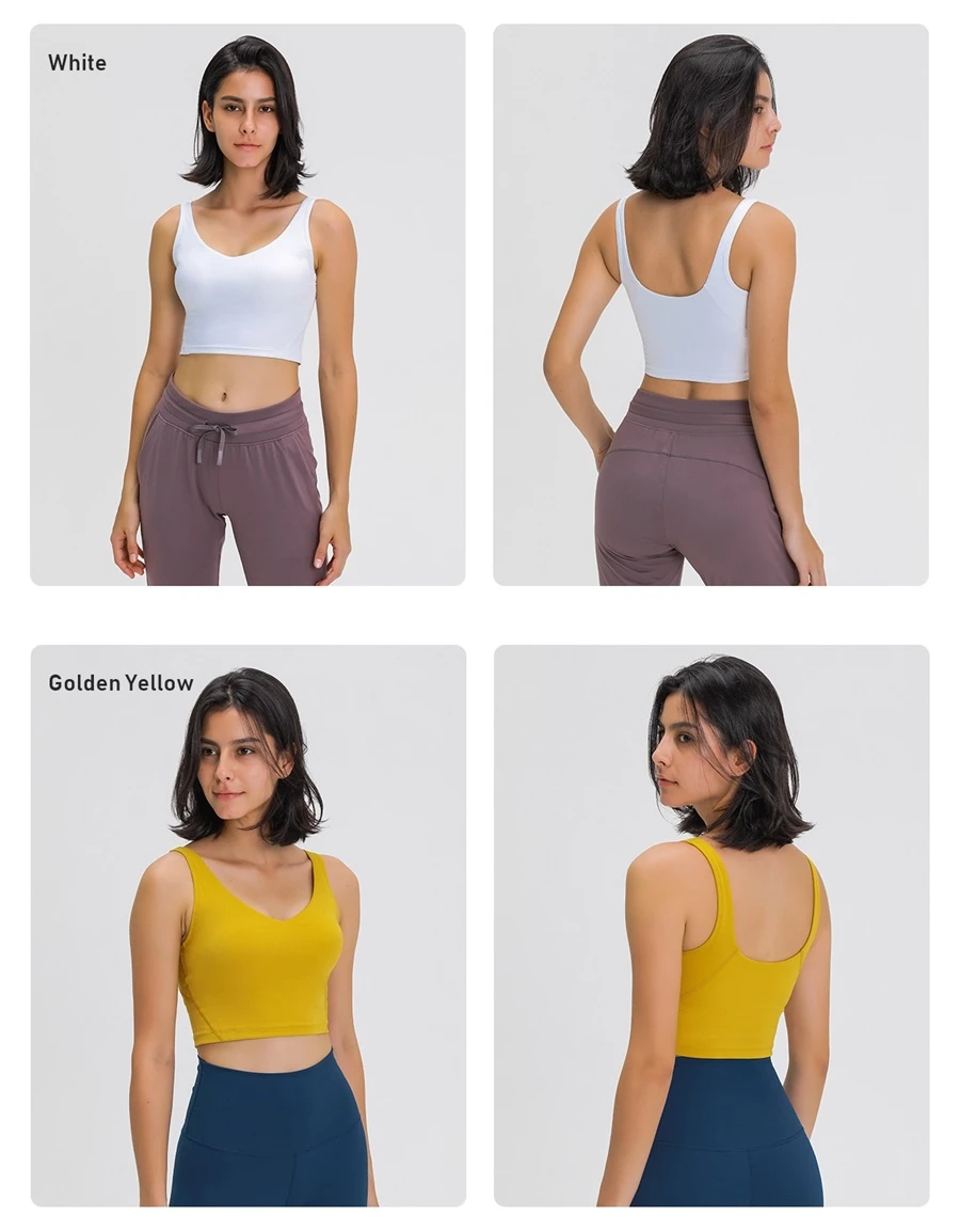 Soft brushed fabric sports bra with removable padded cups