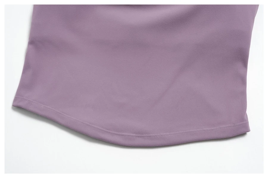 Women's buttery soft fitness tank with removable padded cups and adjustable straps-actual close up