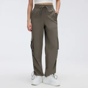 Baggy Lightweight Cargo Joggers | Quick-Dry Hiking Pants with Multi-Pockets & Adjustable Hem