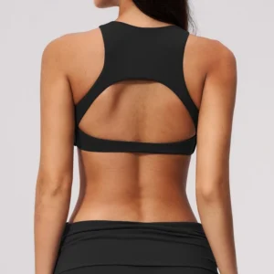 High support backless sports bra for women yoga fitness and workout