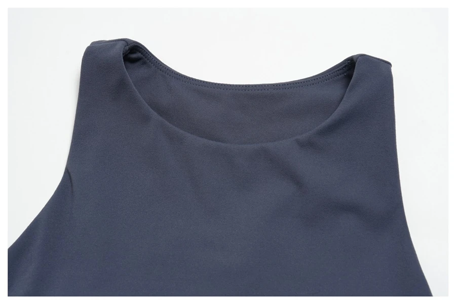 high support sports bra actual close up front
