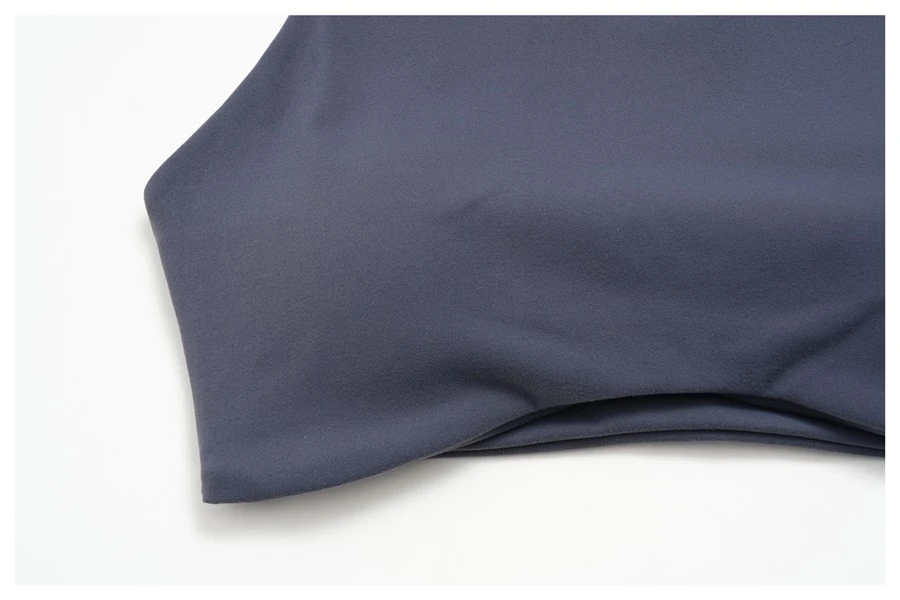 high support sports bra actual close up side