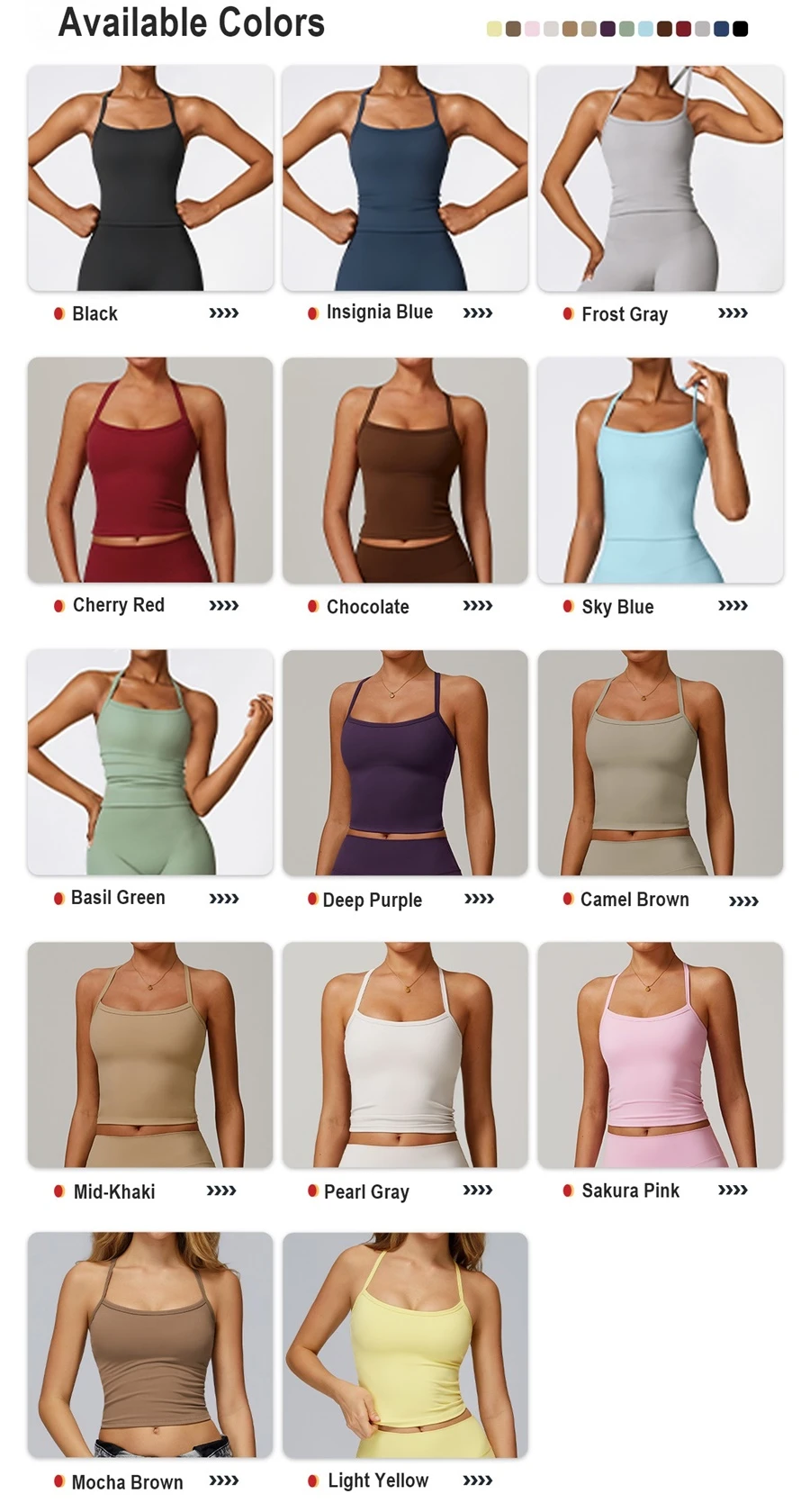 Women wearing matching yoga set for outdoor running and gym training, slim fit style, available colors