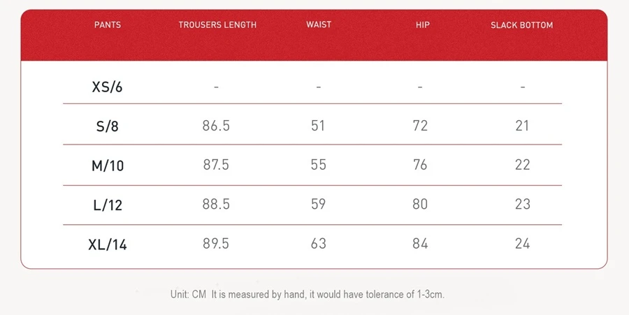 Women's buttery soft high waist booty lifting yoga leggings for fitness and yoga-size chart