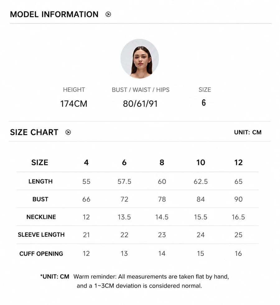 Women's seamless short sleeve workout T-shirt for yoga running and fitness-size chart