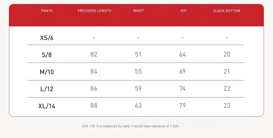 Women's seamless high waist yoga leggings with tummy control and booty lifting design-size chart