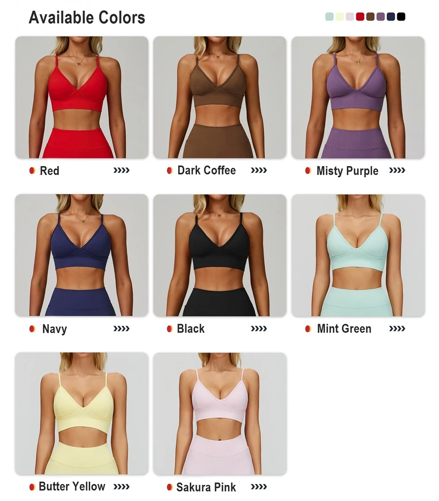 sports bra available colors