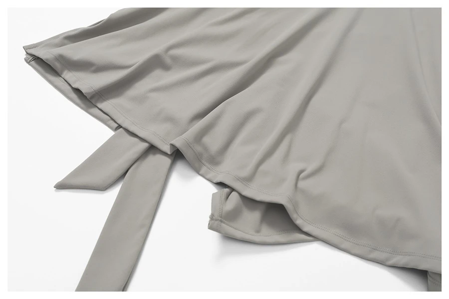 2-in-1 layered sports dress showing elegant overlay with built-in modesty shorts underneath