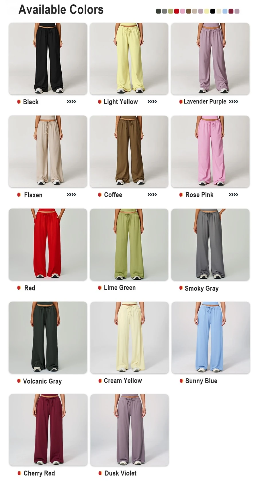 Women’s brushed yoga set with backless halter tank top and wide leg pants for yoga, running, and fitness-available colors