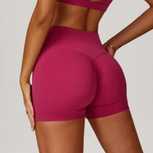Cloud Feel Ruched Booty Lift High Waist Yoga Shorts | Personalized Gym Shorts for Studio