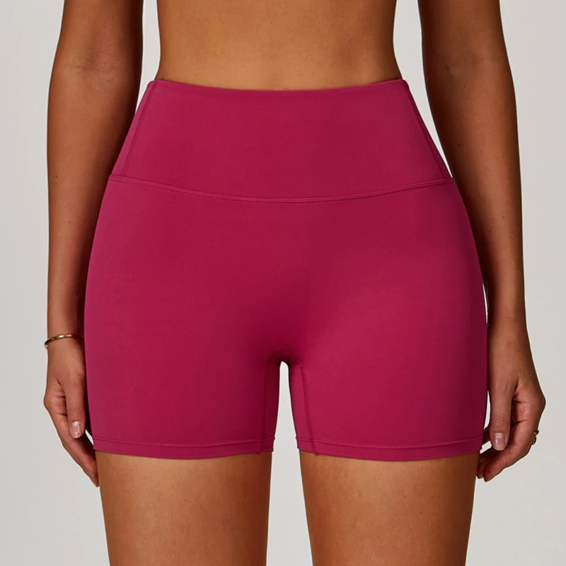 Cloud Feel Ruched Booty Lift High Waist Yoga Shorts | Personalized Gym Shorts for Studio - Image 2