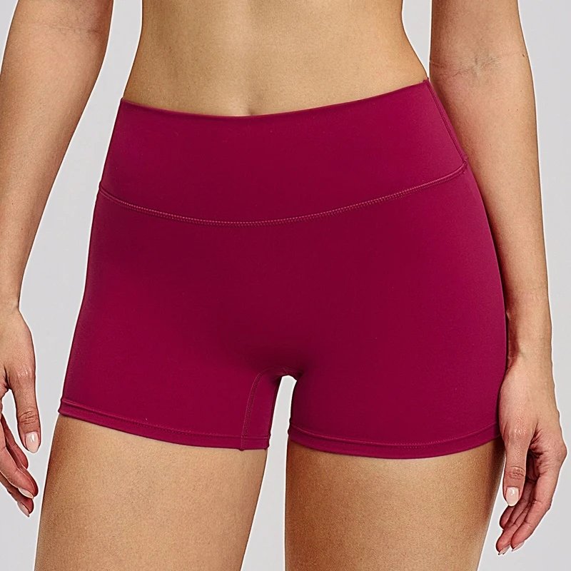 Brushed High-Waist Yoga Shorts | Sculpting Gym Shorts with No-Front-Seam & Lifting Effect - Image 2