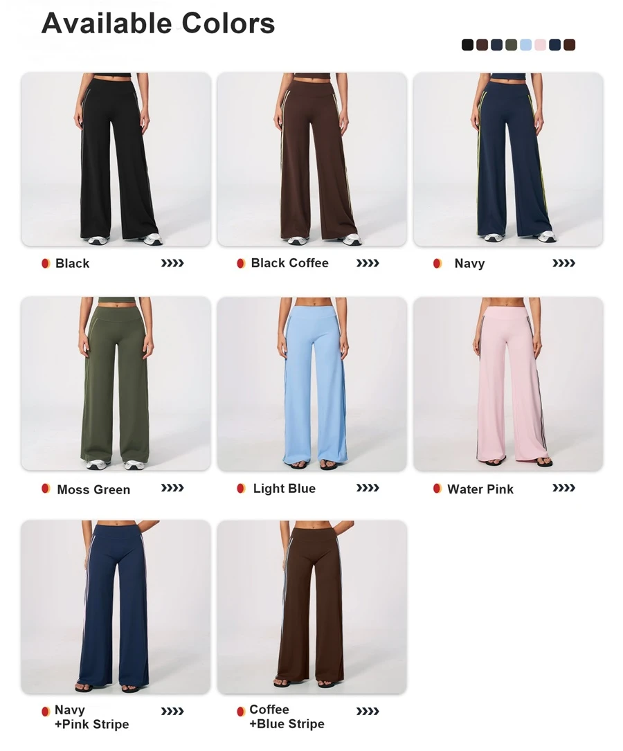 available colors for High Waist Flared Leggings