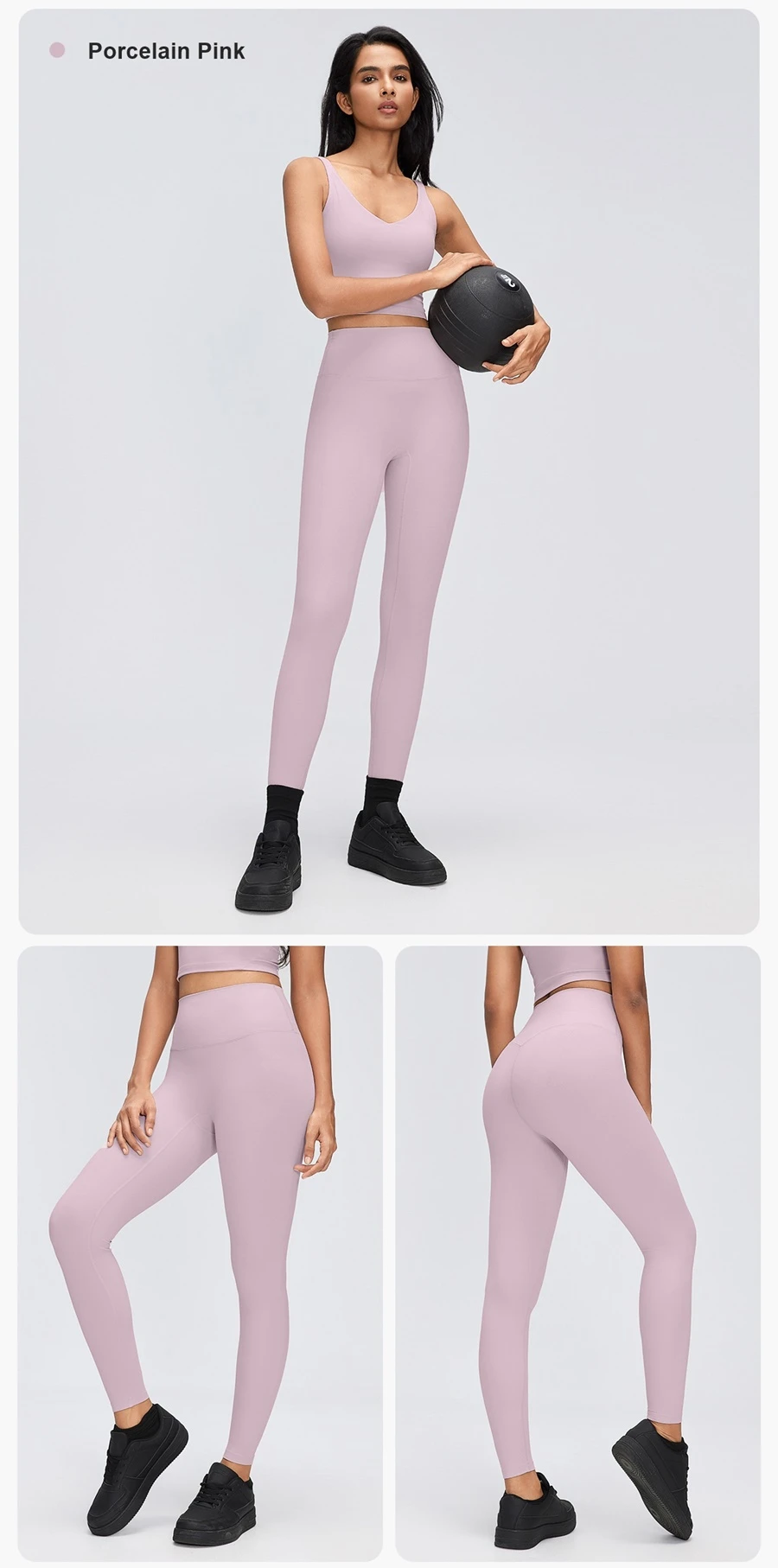 High waist tummy control leggings for yoga and Pilates